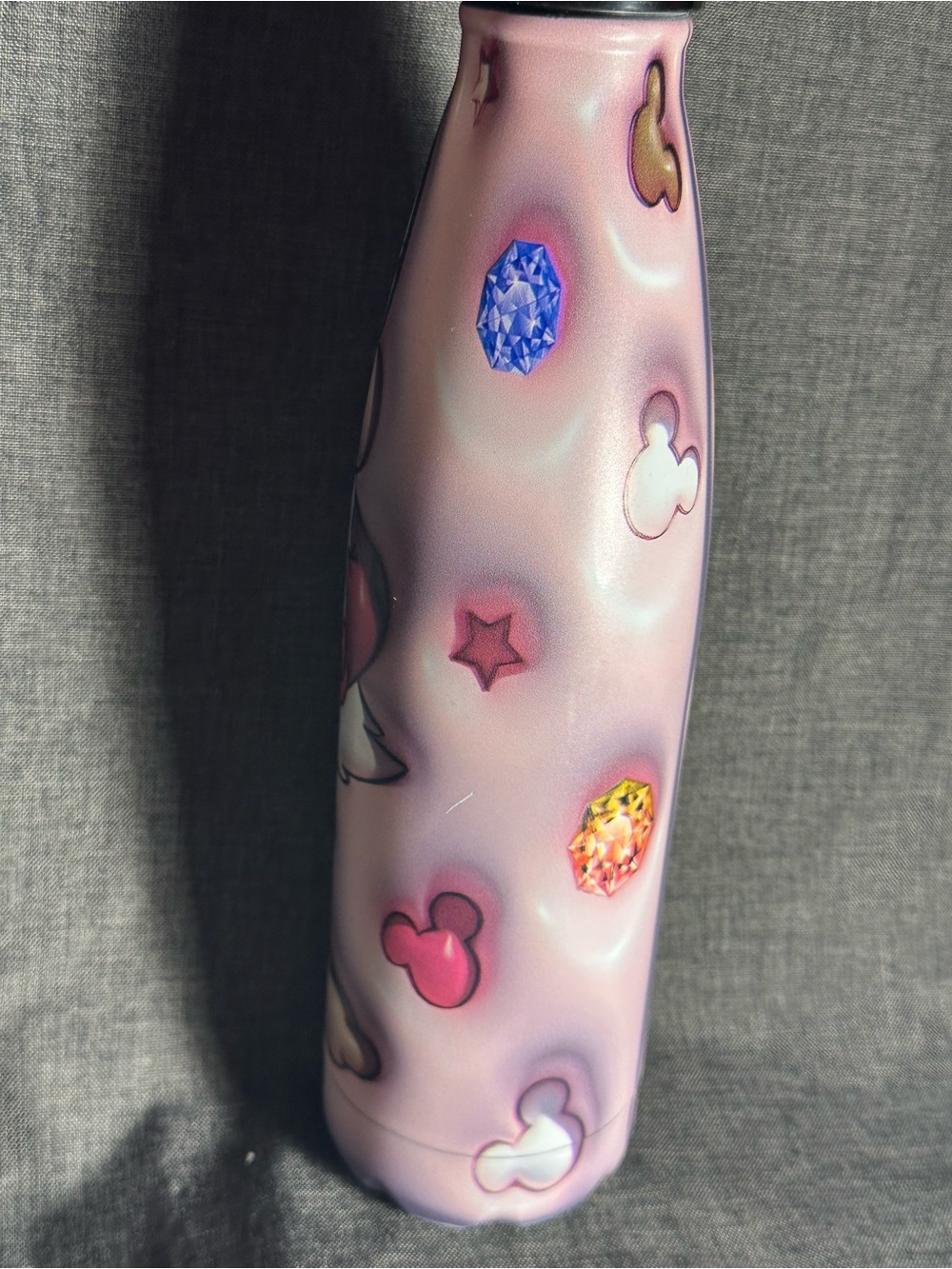Grumpy Stainless Steel Water Bottle - Pink - Picture 4 of 8